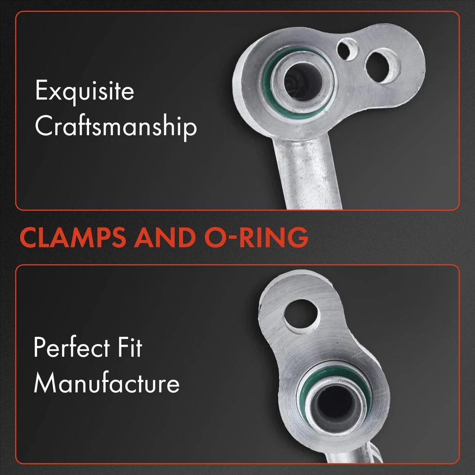 Manguera de línea de descarga de aire acondicionado para Hyundai Sonata 2011-2015 Kia Optima 2011-2016 2,4 L Foto 3 de 4