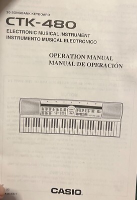 Casio CTK-480 keyboard piano | eBay