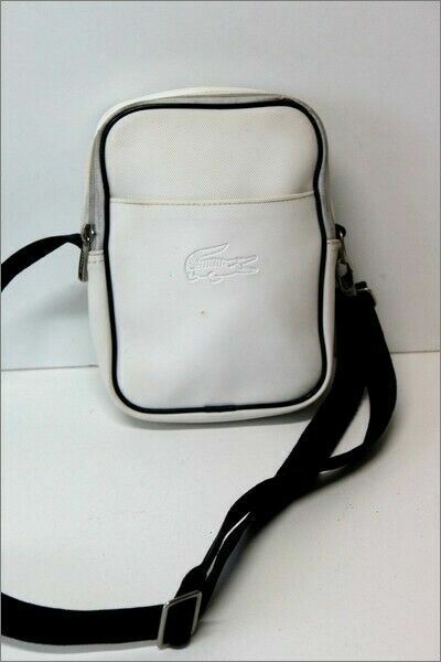 LACOSTE Borse CLASSIC II 3 Tela Impermeabili Bianco BE