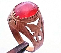 EXTREMELEY ANCIENT ROMAN BRONZE RING RARE ARTIFACT AUTHENTIC