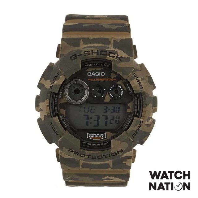 camo digital watch