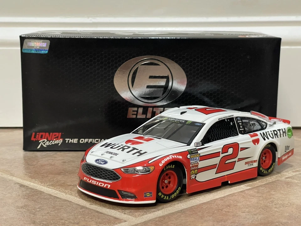 Brad Keselowski Wurth 2018 Ford Fusion Penske NASCAR Action RCCA ELITE 1/24/100 Foto 2 de 4