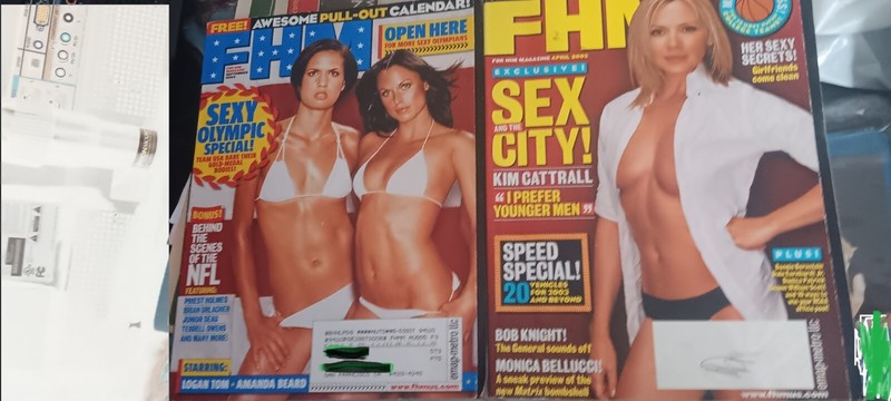 FHM Magazine September 2004 Team USA olympic April 2003 cattrall LOT
