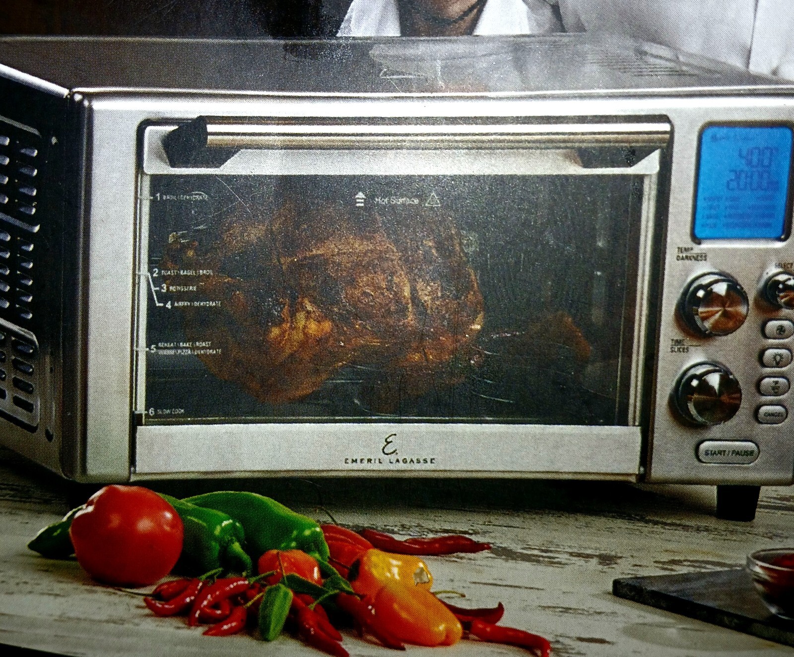 Stainless Steel Emeril Xl 360 Air Fryer Emeril Lagasse Power