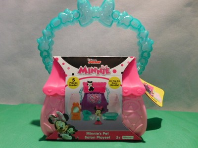 minnie mouse pet salon playset