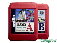 DNA Mills Nutrients  Organic Basis A&B 5L Hard Water Hydroponics