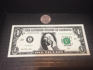 supreme dollar sticker
