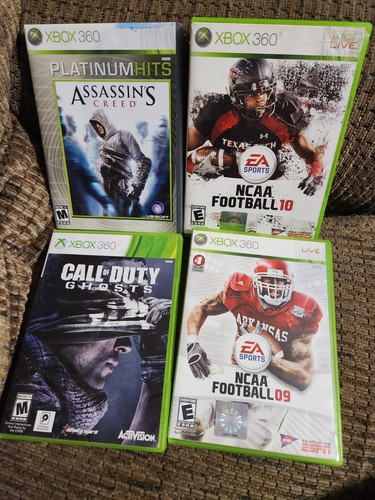 Call of Duty NCAA Football 9 & 10 Assassins Creed Microsoft Xbox 360 Komplett