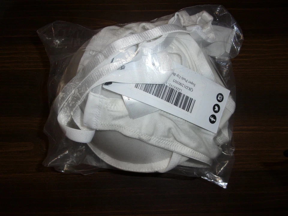  Sujetador push up blanco con aros - 34C ¡Nuevo con etiquetas! Foto 3 de 3