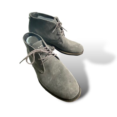Calvin Klein Jeans Mens Gray Marston Suede Chukka Boots US Size 8