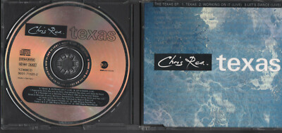 CHRIS REA cd single TEXAS EP plus LIVE non-lp tracks LET'S DANCE/WORKING ON IT