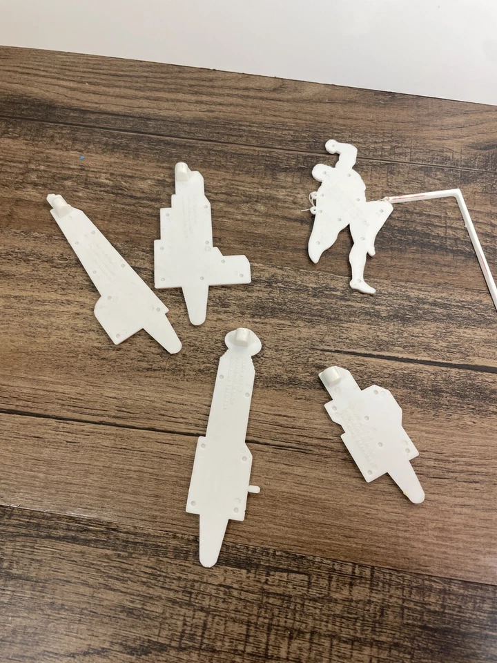 Винтажные медиаторы для торта Wilton Superman City Scenes летающие здания 1978 - Изображение 3 из 4