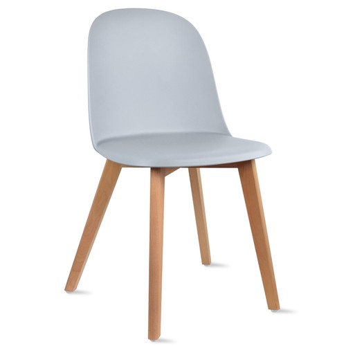 Modern Armless Dining Side Chair Wooden Legs for Kitchen Patio Office Room - Picture 47 of 69