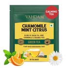 VAHDAM, Chamomile Mint Citrus Green Tea Bags 50 Tea Bags Free Shipping