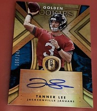 Tanner Lee RC 2018 Gold Standard Golden Rookies Auto Football Card #106/149