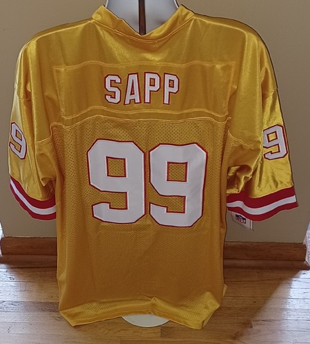 Warren Sapp Tampa Bay Buccaneers Mitchell & Ness 50 Large Men's Replica Jersey - Picture 6 of 8