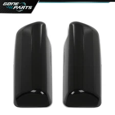 Fit For Peterbilt 579 Left+Right Side Door Mirrors Covers Replacement Black