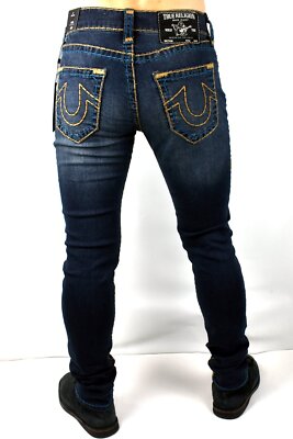 True Religion Men's Rocco Super T Relaxed Skinny Jeans - 107735