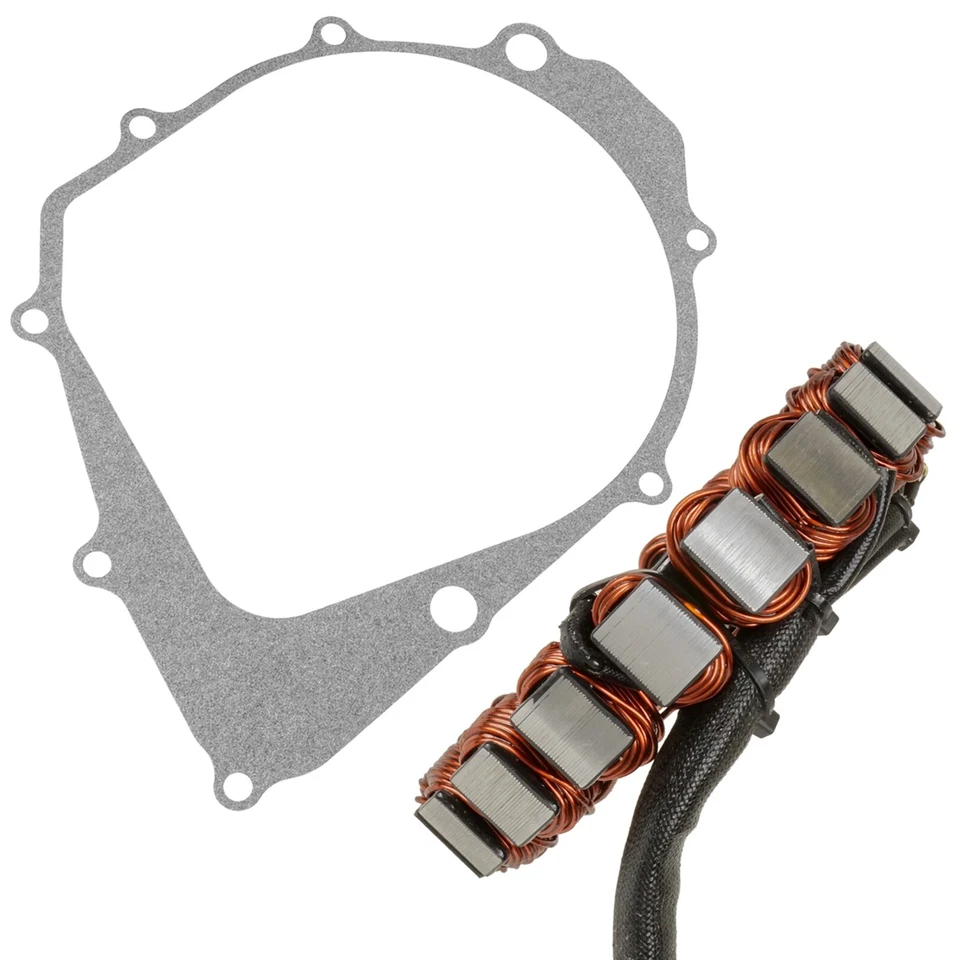 定子和垫片适用于雅马哈 Warrior 350 YFM350 2002 2003 2004 全新 — 第 3/4 张图片