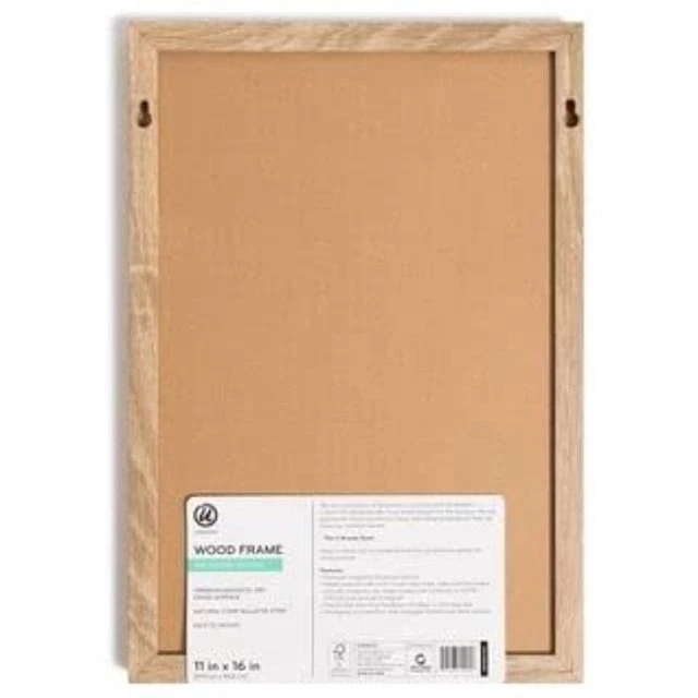 U Brands 11" X 16" Dry Erase Wood Frame Weekly Planner with Cork Strip & Marker - Image 3 of 4