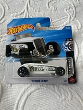 Hot Wheels 33 Ford Lo Boy Rod Squad 2026 Short Card White Mattel