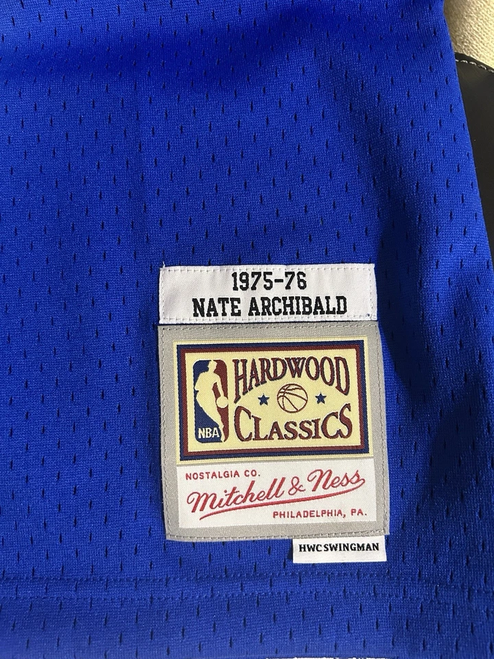 Nate Archibald 1975-76 Hardwood Classics Kansas City Jersey By Mitchell & Ness - Image 4 of 4