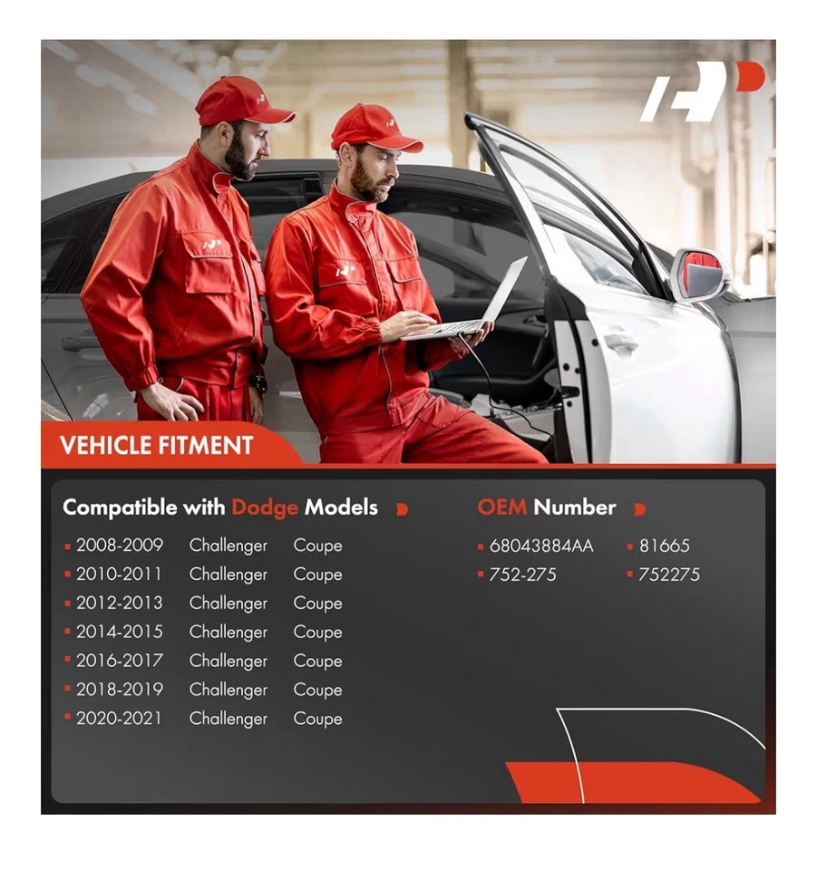 Regulador de ventana eléctrica para pasajero delantero derecho sin motor para Dodge Challenger 08-19 Foto 4 de 4