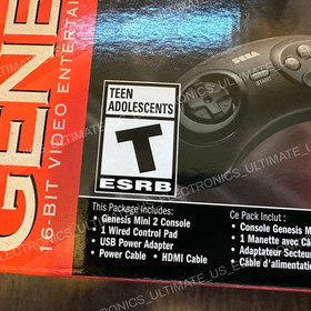 Sega Genesis Mini 2 2022 Console 16-bit USA Release 60 Games with 2 Controllers