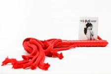 Sex & Mischief Red Rope Flogger