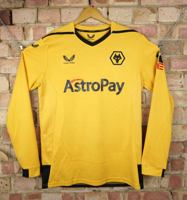Wolves Wolverhampton Fußball Trikot Langarm 2022/23 Castore Home Herren Größe M