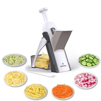 Upgrade Safe Mandoline Slicer Plus, Adjustable Vegetable Food Chopper Potato ...