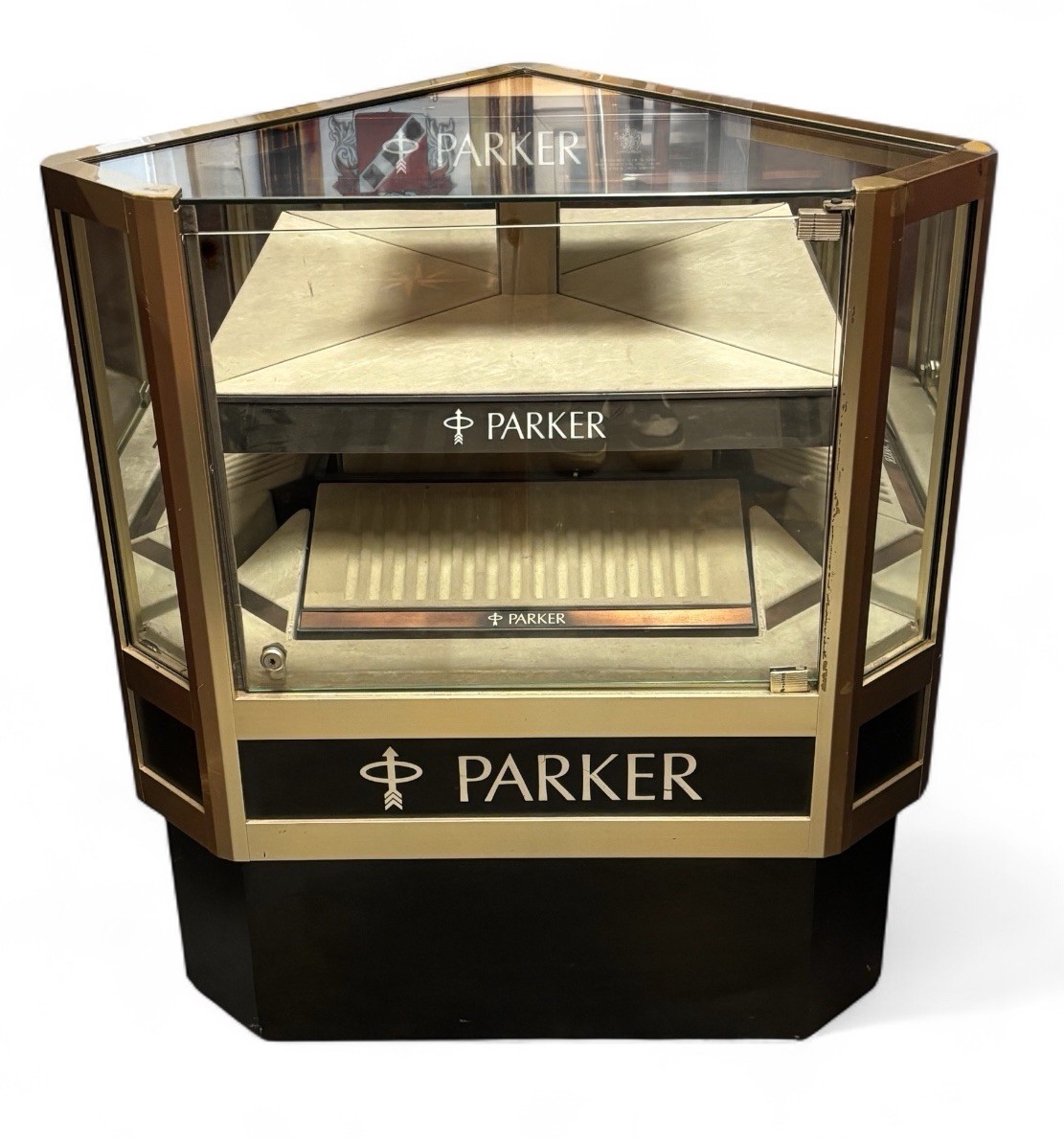 Parker Pen Shop Display Cabinet. Perfect To Display Own Collection