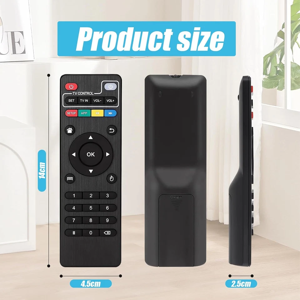 Telecomando Sostitutivo per MXQ Android TV Box, Telecomando Smart TV Box IR per  - Immagine 2 di 4