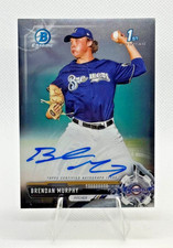 Brendan Murphy 2017 Bowman Chrome #CDA-BMU ROOKIE AUTOGRAPH Raw (RC) Brewers