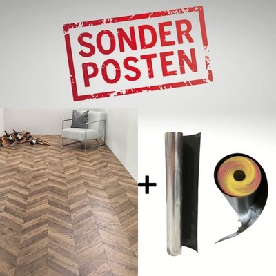 Sonderposten Kaindl Laminat 18,9 m² inkl. Trittschalldämmung | Klick fischgräte