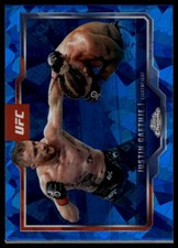 2025 Topps Chrome UFC Sapphire Justin Gaethje #138