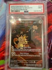 Pokémon TCG Meowth Card 203/182 Team Rockets, PSA 9, Destined Rivals Set