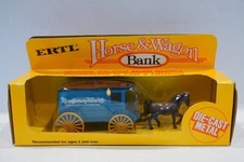 Ertl - Bank - Montgomery Ward Co. - Horse & Wagon - 1980s New OPEN BOX       c20