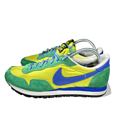 Nike Air Pegasus 83 Si Mens Shoes Sneakers Size 9.5 Green Yellow Blue Retro 2008
