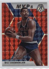 2019-20 Panini Mosaic MVPs Red Prizm Wilt Chamberlain #300 HOF 02v3