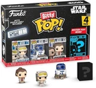 Bitty POP! Star Wars (2025) LUKE/CHEWBACCA/PRINCESS LEIA/R2-D2 1" Vinyl Figures