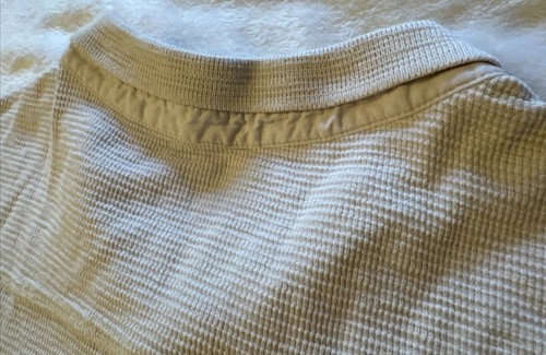 Polo AllSaints Clash bianca cotone waffle logo ricamato - XL - Foto 6 di 8
