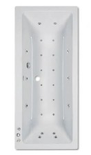 Image of Beaufort Portland Double Ended 1700 x 800mm 24 Jet Whirlpool Bath