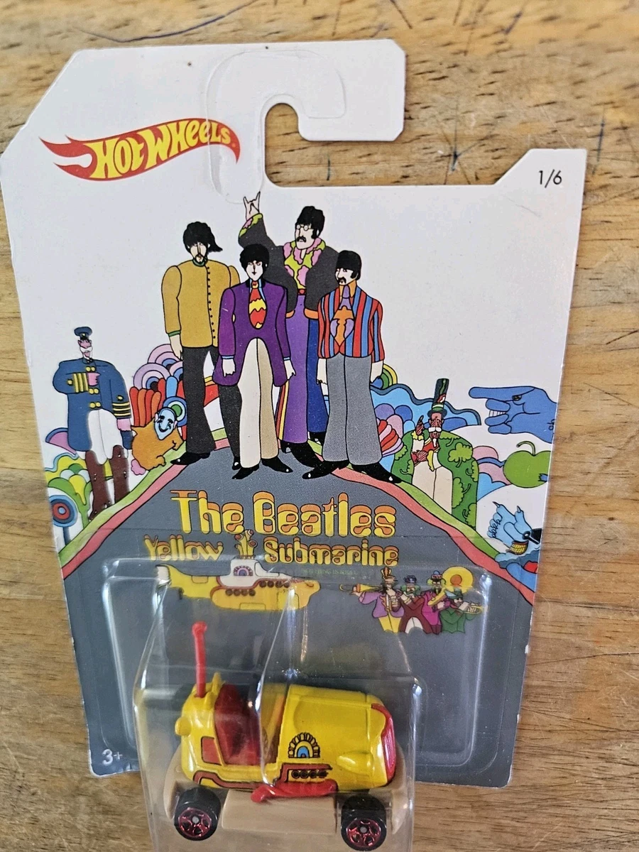 Hot Wheels The Beatles Yellow Submarine Contemporary Diecast Cars