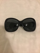 Salvatore Ferragamo Black Oversized Sunglasses