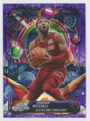 2025 Topps Cosmic Chrome Donovan Mitchell Refractor (RAW)