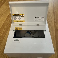 MCG garage consumer unit with 63amp 30mA RCD product code mmsb6r63act