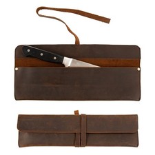 Leather Chef Knife Sheath, Single Case, Bag Roll, Travel, Tool Organizer, Pouch