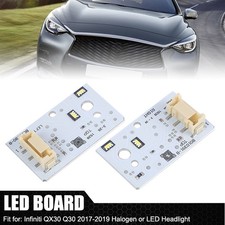 2X LED Headlight Main DRL Board Repair Module For Infiniti Q30 QX30 2017-019