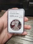 2000-P $1 PROOF AMERICAN SILVER EAGLE, 1 OZ .999 NGC PF-70 ULTRA CAMEO!